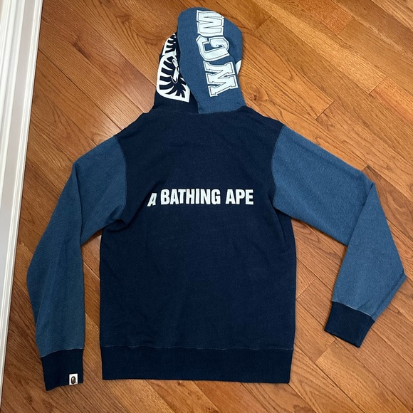 BAPE Mens Blue Zip Up - Picture 3 of 4